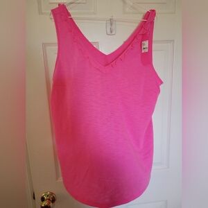 Lilly Pulitzer Vibrant Pink Tank Top NWT XL